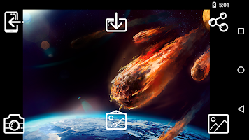 Outer Space Photo Montage poster