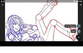 Dibujo de anime de aprendizaje captura de pantalla 6