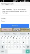 Générateur Hashtag capture d'écran 1