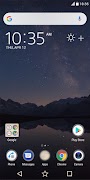 Xperia™ Stars & Mountains Theme Cartaz