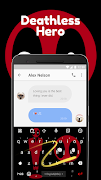 Deathless Hero Emoji Keyboard Theme for Marvel স্ক্রিনশট 3