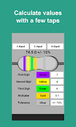Resistor Color Code Calculator 截圖 1