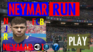 Neymar Runner Poster
