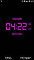 LED Digital Clock Live WP screenshot 1