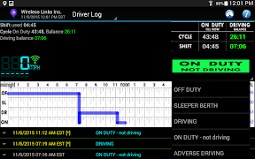 Driver Log screenshot 2