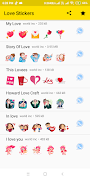 WaStickerApp - Love Sticker Packs Ekran Görüntüsü 6