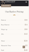 Barbershop - Website Builder - PRIORITY captura de pantalla 2