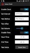Voice Clock syot layar 1