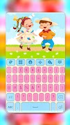 برنامه‌نما For Kids Keyboard theme عکس از صفحه