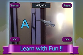 Alphabet Learning Game Augmented Reality screenshot 1