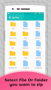 Easy zip and unzip extractor screenshot 1