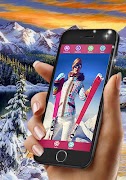 Snow Ski Photo Frames স্ক্রিনশট 1