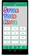 برنامه‌نما Stylish Name Maker عکس از صفحه
