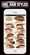 2 Schermata Girls Hairstyles Easy Step By Step Offline Tutoria