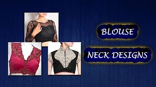 Blouse neck designs poster