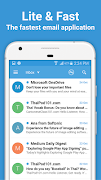 Email Lite - Simple & compact email app syot layar 1