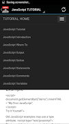 JavaScript TUTORIAL OFFLINE 스크린샷 5