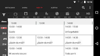Axtel TV syot layar 1