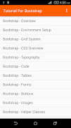 Tutorial For Bootstrap Ekran Görüntüsü 1