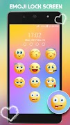برنامهنما Emoji lock screen عکس از صفحه