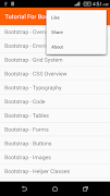 Tutorial For Bootstrap captura de pantalla 3