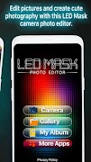 Led Mask Foto Editor - Câmera De Máscara De Néon imagem de tela 3