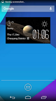 Saturn weather widget/clock poster