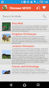 Dinosaur Mod For MCPE` screenshot 1