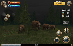 Wild Bear Simulator 3D capture d'écran 1