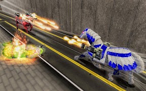 US Police Transformation Robot Cop Animal Robot скриншот 3