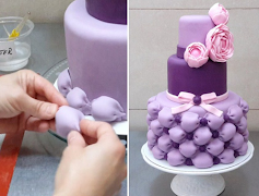 كعكة تزيين الدروس الملصق