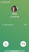 Fake call app, simulate calling screen Screenshot 3