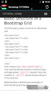Bootstrap TUTORIAL OFFLINE APP screenshot 2