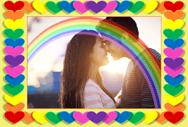 Marcos De Fotos De Arco Iris – Efectos De Colores captura de pantalla 2