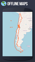 ✅ Chile Offline Maps with gps free screenshot 1