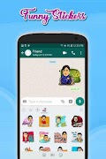 Funny Stickers(WAStickersApp) Plakat