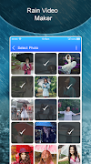 Rain Video Maker : Rainy Photo Effect captura de pantalla 3