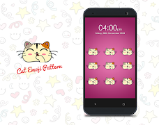 Kitty Emoji Pattern Locker স্ক্রিনশট 6