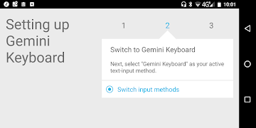 Gemini Keyboard ポスター