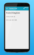 Country Code & ISO Code capture d'écran 4