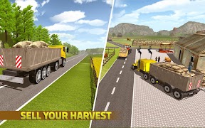 Real Tractor Farming Sim 2017 syot layar 3