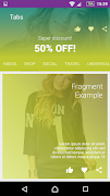 Material Design UI Template imagem de tela 2