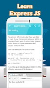 Learn Express.js تصوير الشاشة 2