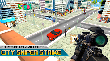 Modern Top Sniper Shooter Death Killer 3D poster