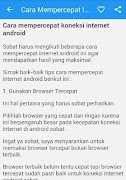 Mempercepat Internet Android 스크린샷 2