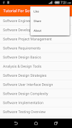 Tutorial For Software Engineering تصوير الشاشة 3