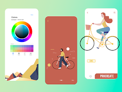 Procreate Pro الملصق