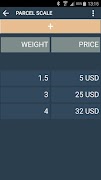 Shipping digital scale syot layar 3