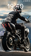 Motorcycle Pattern Lock Screen captura de pantalla 4