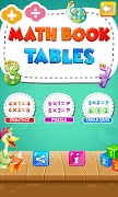Math Tables poster